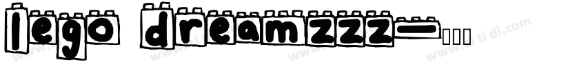 Lego Dreamzzz字体转换
